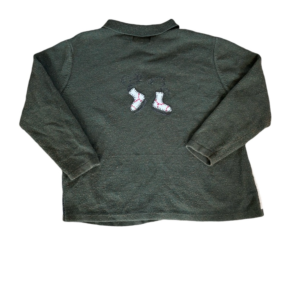 Vintage Novelty Christmas Sweater Holiday Lodge by North Quest Women's size XL - Picture 2 of 5
